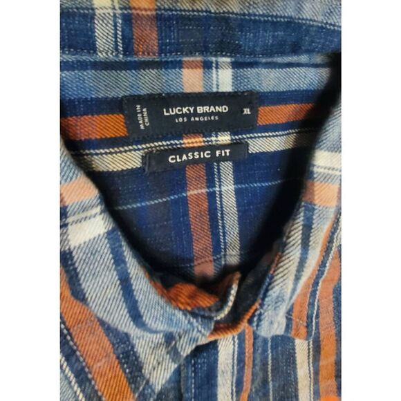 Humboldt Workwear Lucky Brand Button Front Shirt Size XL. - Picture 5 of 9